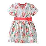 Moon Kittyベビー女の子半袖Dreesses夏花ドレスfor Little Girls 2ピースwith Panty