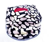 バンブーおむつカバー（フルオープンポケット型）[Ange na Japan] (ビターチョコレート)