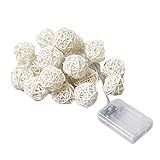 Zhaozhe イルミネーション LEDストリングライト ヴァインボール 20個電球 お庭やベランダ/玄関/お店周り/広場/街路樹