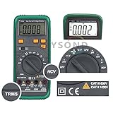 Wiysond MS8268N PRO デジタル　マルチメータ TRUE RMS オートレンジ AC DC 電圧 電流 周波数 抵抗 容量 ダイオード テスト テスター