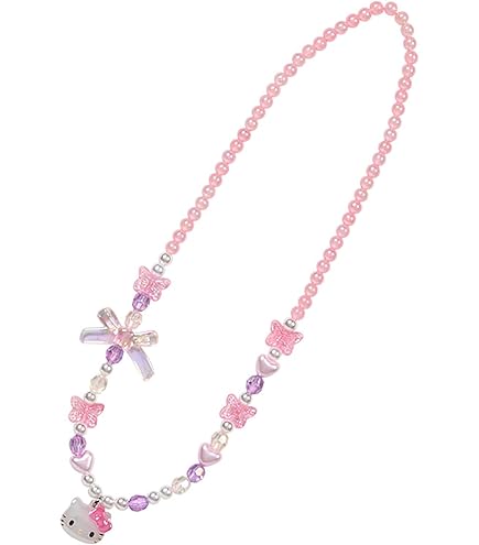 希少 サンリオ ハローキティ ネックレス ビーズ お花 ピンク SANRIO 希少 サンリオ ハローキティ ネックレス ビーズ お花 ピンク