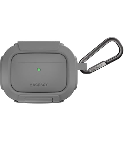 Amazon.co.jp: 【MagEasy】 AirPods Pro 3 対応 ケース 耐衝撃 ロック