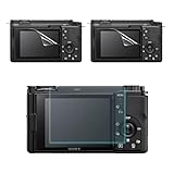 カメラ液晶保護フィルム SONY α7CII/α7CR/α6700/α7IV用, 液晶プロテクター，保護フィルム【 3枚 】セット (α7CII/α7CR/α6700/α7IV 用, 強化ガラス*1+高透過 PET*1+低反射PET *1)