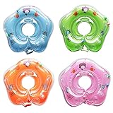 新生児赤ちゃん幼児子供用調節可能なInflatable Swim水泳バスリングセキュリティ安全Aid Float for the Age 6 – 24か月(イエロー)