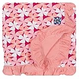 KicKee Pants Print Ruffle Stroller Blanket, Apple Blossom by KicKee Pants