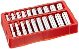GreatNeck 18022 SAE Socket Set, 1/4 Inch Drive, 20-Piece by Great Neck