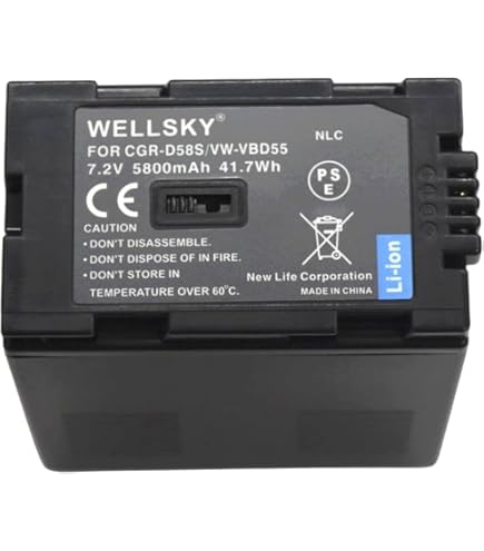 Amazon | SWIT S-8D98 DVバッテリー Panasonic VW-VBD58/AG
