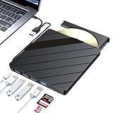 Octantis 外付けDVDドライブ 【USB3.0/Type-C・再生/書き込み速度が速い・バスパワー・静音】CD DVDドライブ 外付け M-DISC対応 TF/SDカード対応 Windows/macOS/Linux対応 軽量化 薄型 独自技術で認識しやすい 光学ドライブ mdisc ドライブ