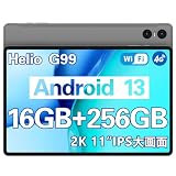 Android 13 Helio G99 タブレット、TECLAST T50 Pro 、 11インチ 2K IPS FHD ディスプレイ、2.2Ghz 8コア CPU、16GB(8+8拡張) +256GB+TF拡張、2.4G/5G Wi-Fiモデル、4G SIMフリー タブレットPC、20MP/8MP カメラ+BT5.2+急速充電+GPS+GMS認証