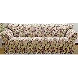 ゴブラン織 伸縮フィット式ソファカバー ローラ 3人掛用