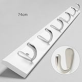 コートラック 寝室のリビングルームの壁の竹ソリッドウッドコートのラックのフックの入り口の掛け布団の服の壁の服ラックのフックの部屋 ( サイズ さいず : 74センチメートル )