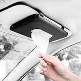 Fredysu Car Visor Tissue Holder, Car Tissue Dispenser Hanging Paper Towel Holder Case for Car Seat Back and Vehicle Side Door