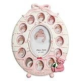 Felimoa ベビー フォトフレーム 赤ちゃん 誕生 12枚 写真立て 出産祝い 最適 プレゼント 12ヶ月 一年