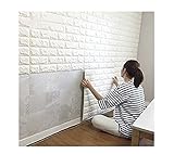 vegonia(ベゴニア) ブリック タイル レンガ 壁紙シール 70cm×77cm ブリックステッカー 軽量レンガシール 壁紙シール アクセントクロス ウォールシール はがせる 壁シール (10枚)