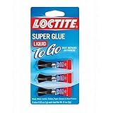 Loctite 1734231 1 Gスーパー接着剤液体Mini Trio , Pack of 3個、クリア 10 Pack クリア 168858