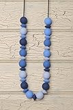 Teethease Medley Teething Necklace, Blues by Teethease [並行輸入品]