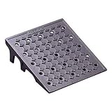 段差スロープ 特殊車両用キャスコーナーH級 100mm段差用本体 300×335×95mm