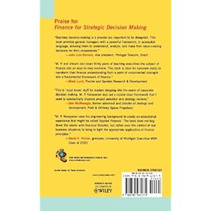 Finance for Strategic Decision-Making: What Non-Financial Managers Need to Know (J-B-UMBS Series)