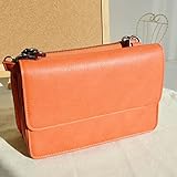 お財布ポシェット ミニショルダー バッグ オレンジ ORANGE 長財布 ショルダーウォレット 3Way Wallet 22628 セパレート式お財布ポーチ