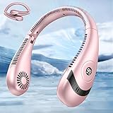 首掛け扇風機 携帯扇風機 ネッククーラー ハンズフリー携帯用首ファン  USB充電式 5000mAh大容量 急速冷却 ハンディファン 風量3
