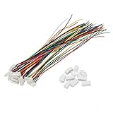 ILS - Mini Micro JST 1.5mm ZH 6-Pin Connector Plug and Wires Cables 15cm 10 Set