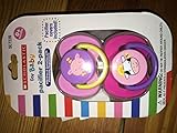 Scholastic for Baby Pacifier 2 Pack with Covers Girls Pink 0 Months by Scholastic [並行輸入品]