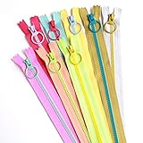 Y.K.K コンビファスナー30cm 8色セット 3VSC30-8MIX