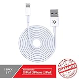 iPad Cable Charger Cord (Compatible with iOS 9) [Certified Quality] 24/7 Cables [3ft] [並行輸入品]