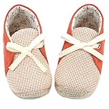 (エルメス) HERMES ベビーシューズ　H102491M01　ソルド　PAIRE ESPADRILLES　PARIS BIARRITZ　コットン　テラコッタ　サイズ：18　レースアップ [並行輸入