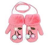 リトル赤ちゃんのための冬の赤ちゃんハングネック手袋ニット手袋