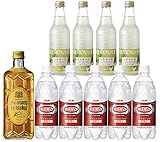 サントリー角瓶700ml + ウィルキンソン500ml 5本 + 川崎飲料 ドルチェポップレモネード340ml 4本