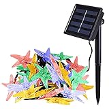 ANKO Starfish Solar String Lights 30 LED 20ft Solar Powered light Outdoor Fairy Waterproof Night Lig