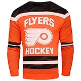 NHL Philadelphia Flyers Uglyグローin theダークセーター、スモール