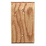 Sierra Lifestyles Traditional Switch Plate, 1 Blank, Red Oak by Sierra Lifestyles