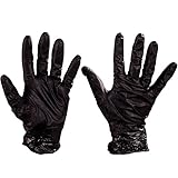 Best GLV2005S Nighthawk Nitrile Gloves Powder-Free, Black, Small (Case of 50) [並行輸入品]