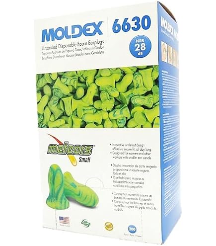 Amazon | MOLDEX(モルデックス)メテオ meteors 約200ペア 6870 耳栓