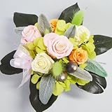 枯れないお花プリザーブドフラワー・メロディーそのまま飾れるアレンジケースに入れて記念日、誕生日に
