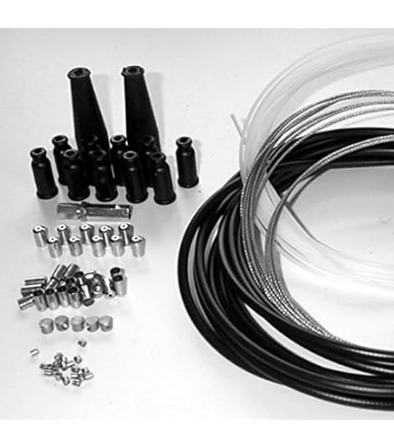 Venhill VWK002-BK Universal Motorcycle Shop Multi Clutch Cable Kit 