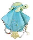 Stephan Baby Go Fish Plush Chewbie Activity Toy and Teething Blankie, Green Sea Turtle by Stephan Ba