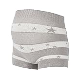 ピジョン ふんわり妊婦帯パンツ ふんわりマシュマロ素材 スター ML グレー