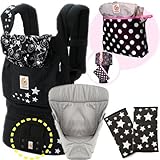 ベビーウエストベルト付エルゴベビー 抱っこ紐 ナイトスカイ・インサート3III 【正規代理店2年間保証-SG認定付】収納ポーチ＋よだれパッド（ナイトスカイ）付