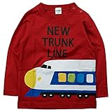 《春夏対応》 CHEEK ROOM(チイクルーム)  製品洗い加工済み42/2天竺新幹線長袖Tシャツ 90cm /RE NO.B-470201