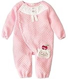 (コ-ランド) Co-land ベビー服 ロンパース 長袖 着ぐるみ アニマル カバーオール 赤ちゃん コスチューム 女の子 男の子 出産祝い Dピンク 80