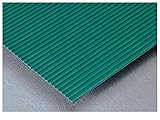 テラモト 筋入ゴムマット 灰 厚さ5mm 1m巾×20m （MR-142-210）