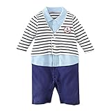 (ニッセン) nissen 男の子コーディネート風カバーオール 紺系 身長70cm