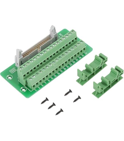 Amazon.co.jp: PLC端子台コネクタ IDC40P 40Pinオスヘッダーブレイク