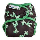 Best Bottom Cloth Diaper Shell-Snap, Green Giraffe by bestbottom