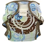 クーシーズ タフタ素材 防水おむつカバー (4～10kg) ウォーターリング ブルー