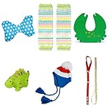 ラヴィギフト6点セットクッション ブルー マシュマロ カニ 恐竜C 帽子トリコロール ホルダーレインボー lv-g04-45