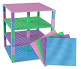 Classic Baseplates 25cm x 25cm Brik Tower by Strictly Briks 100% Compatible with All Major Brands 4 